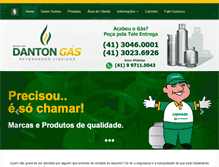 Tablet Screenshot of dantongas.com.br